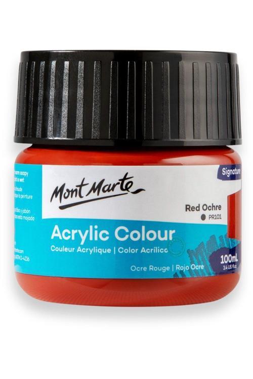 MM Akrilik Renkli Boya Signature 100ml - Red Ochre