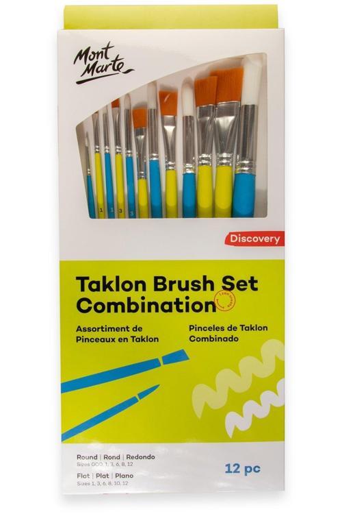 MM Taklon Fırça Seti Kombinasyonu 12'li- Discovery