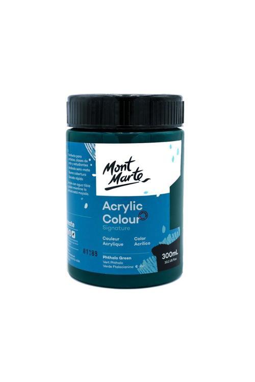 MM Akrilik Renkli Boya Signature 300ml - Phthalo Green