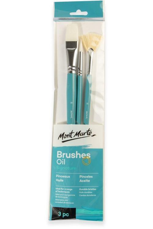 MM Gallery Serisi Fırça Seti Yağlı boya 3'lü Signature