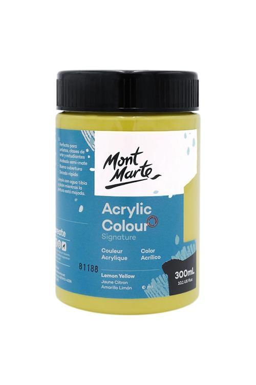 MM Akrilik Renkli Boya Signature 300ml - Lemon Yellow