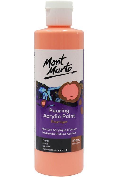MM Dökme Akrilik Boya Premium 240ml - Coral