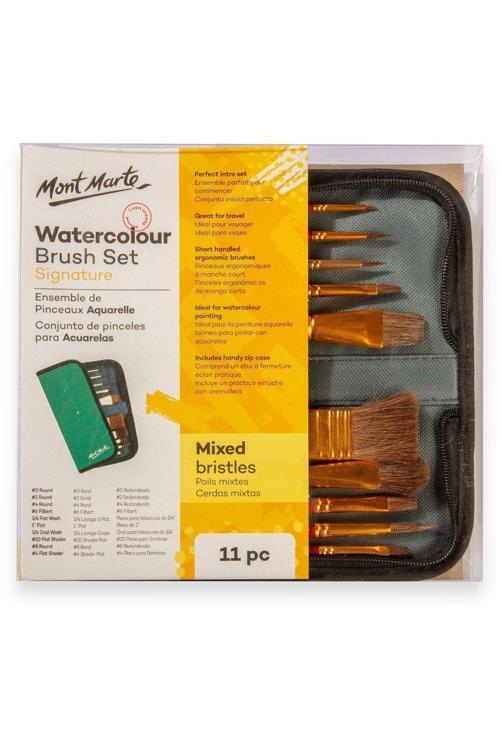MM Çantalı Suluboya Fırça Seti 11'li- Signature