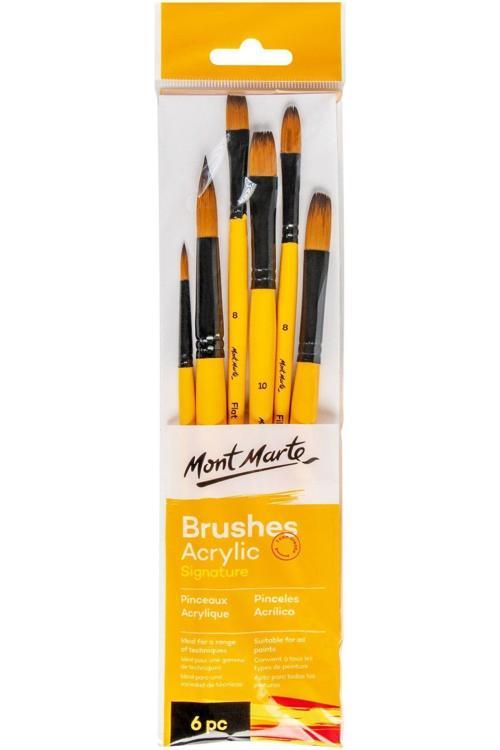 MM Gallery Serisi Fırça Seti Akrilik 6'lı Signature