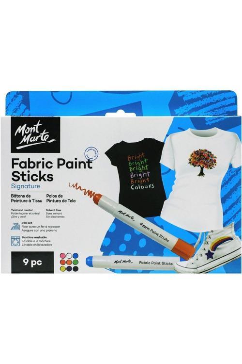 MM Kumaş Boya Çubukları 9'lu Signature