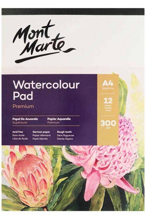 MM Suluboya Pedi Alman Kağıdı Premium A4 300gr 12 Sayfa