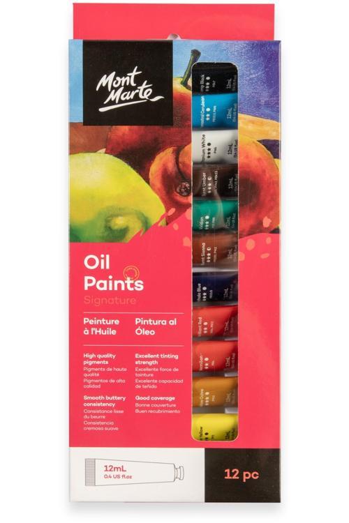 MM Yağlı Boya Seti 12 parça x 12 ml