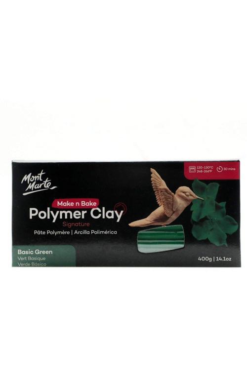 MM Make n Bake Polimer Kil Signature 400g - Basic Green