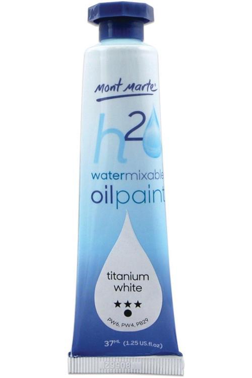 MM Suyla Karıştırılabilir Yağlı Boya 37ml - Titanyum White
