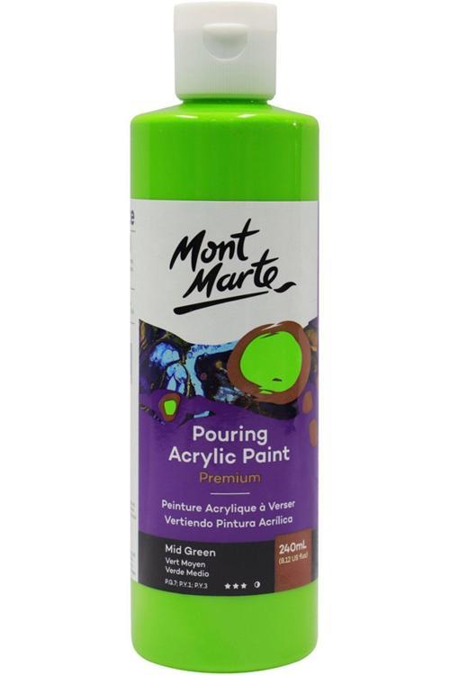 MM Dökme Akrilik Boya Premium 240ml - Mid Green