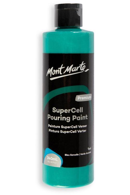 MM SuperCell Dökme Akrilik Boya Premium 240ml - Teal