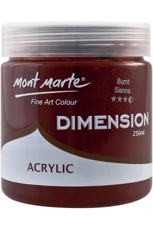 MM Premium Dimension Akrilik 250ml - Burnt Sienna