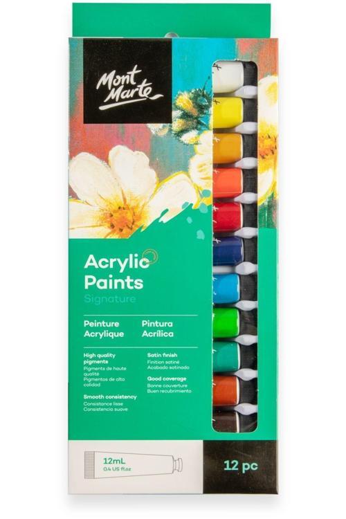 MM Akrilik Boya Seti 12 Parça x 12 ml