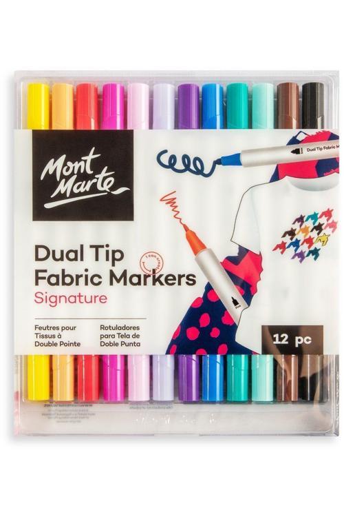 MM Çift Uçlu Kumaş Markerler Signature 12'li
