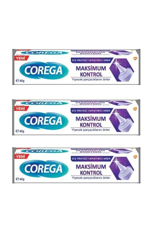 Maksimum Kontrol Diş Protez Yapıştırıcı 3'Lü Paket