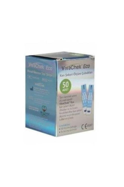 Vivachek Eco Strip Kan Şekeri Ölçüm Çubuğu 50Li 19.11.23