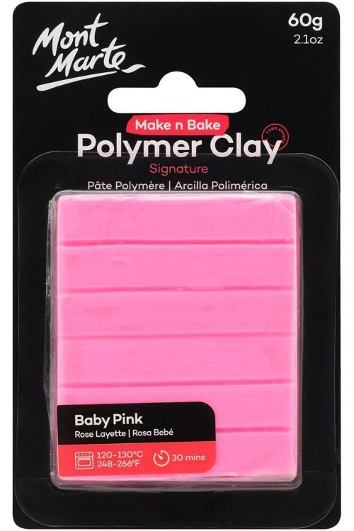 MM Make n Bake Polimer Kil Signature 60g - Baby Pink