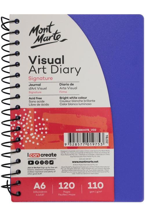 MM Görsel Sanatlar Günlüğü PP Renkli Kapak A6