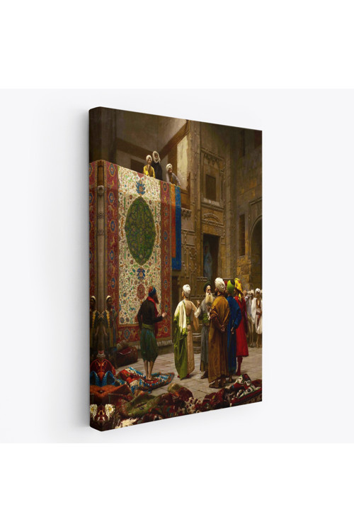 Osman Hamdi Bey'İn Halı Tüccarı İsimli Eseri Kanvas Tablo-5123