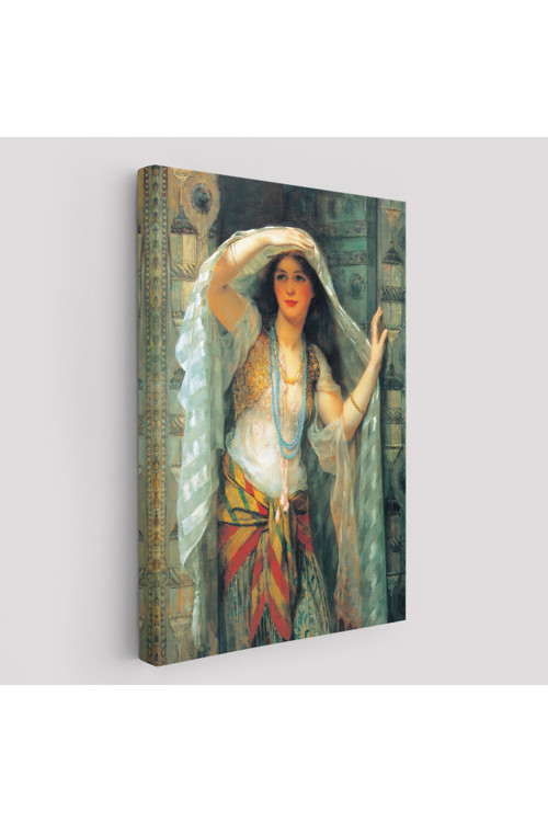 Kapıdan Bakan Cariye Tablosu - Arthur Wontner -6451