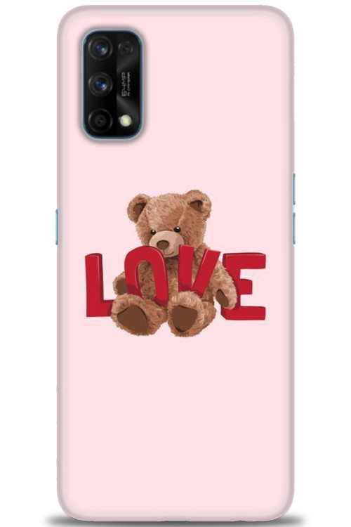 Realme 7 Pro Kılıf HD Baskılı Kılıf - Love Bear