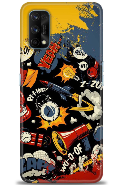 Realme 7 Pro Kılıf HD Baskılı Kılıf - Z Zum!
