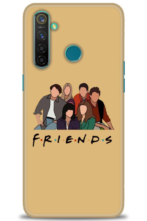 Realme 5 Pro Kılıf HD Baskılı Kılıf - Friends