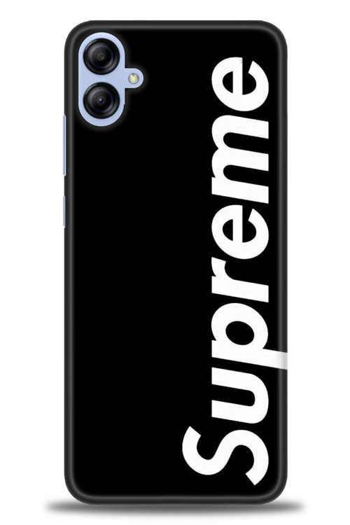 Samsung Galaxy A05 Kılıf HD Baskılı Kılıf - Supreme Siyah