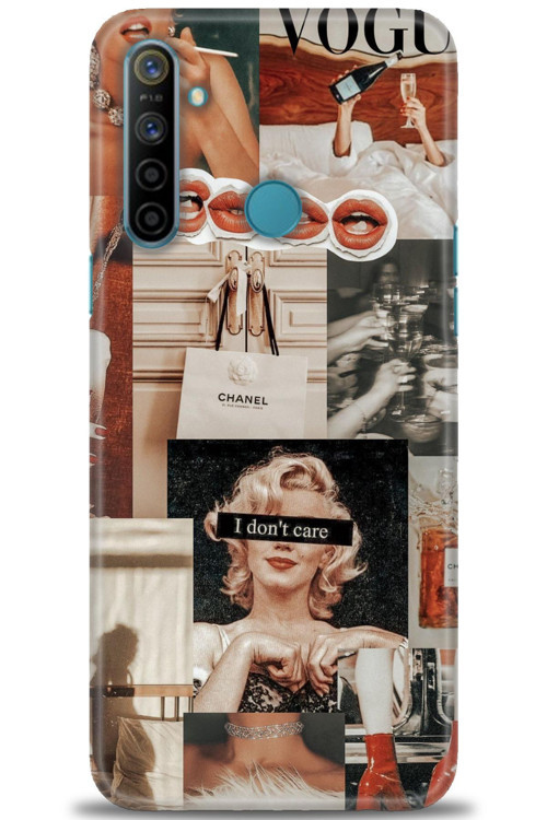 Realme 6i Kılıf HD Baskılı Kılıf - I Dont Care