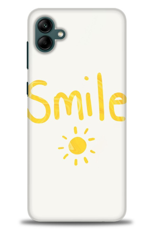Samsung Galaxy A04 Kılıf HD Baskılı Kılıf - Smile Güneş