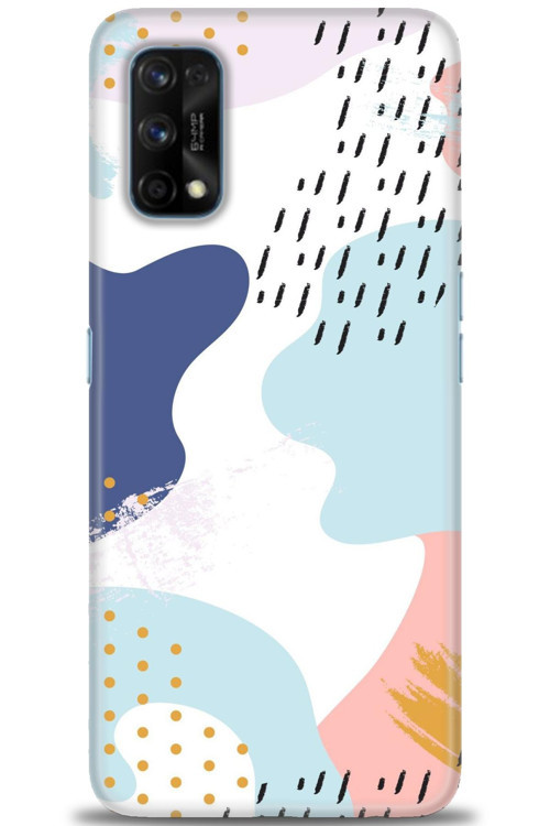 Realme 7 Pro Kılıf HD Baskılı Kılıf - Renkler Renkler