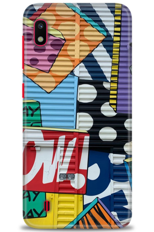 Samsung Galaxy A10 Kılıf HD Baskılı Kılıf - Grafiti