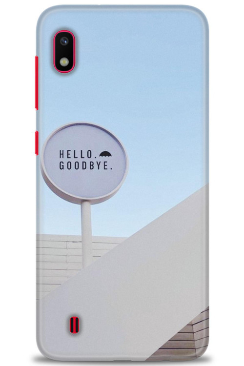 Samsung Galaxy A10 Kılıf HD Baskılı Kılıf - Hello GoodBye