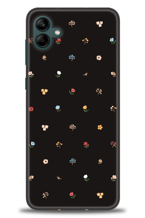 Samsung Galaxy A04 Kılıf HD Baskılı Kılıf - Flower