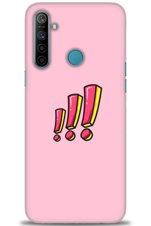 Realme 6i Kılıf HD Baskılı Kılıf - Ünlem