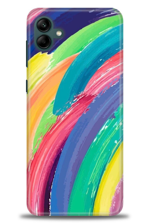 Samsung Galaxy A04 Kılıf HD Baskılı Kılıf - Rengarenk