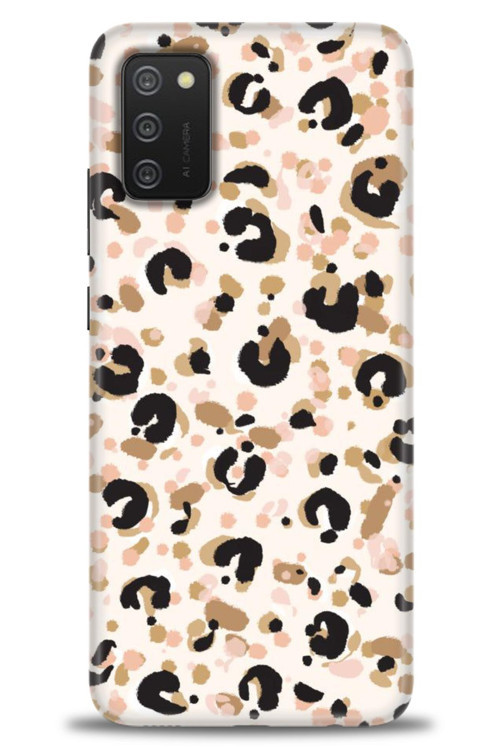 Samsung Galaxy A02S Kılıf HD Baskılı Kılıf - Leopar