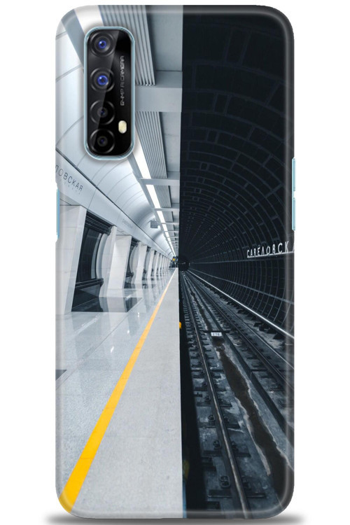 Realme 7 Kılıf HD Baskılı Kılıf - Metro Station