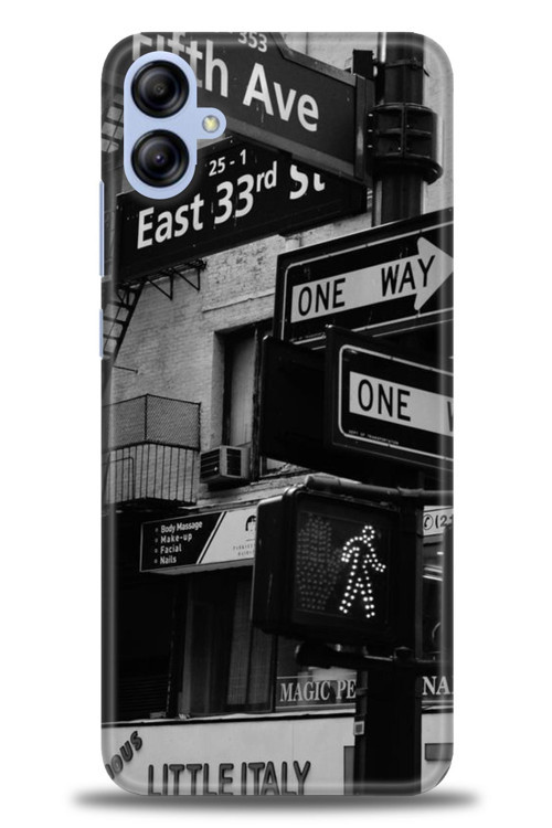 Samsung Galaxy A04E Kılıf HD Baskılı Kılıf - One Way