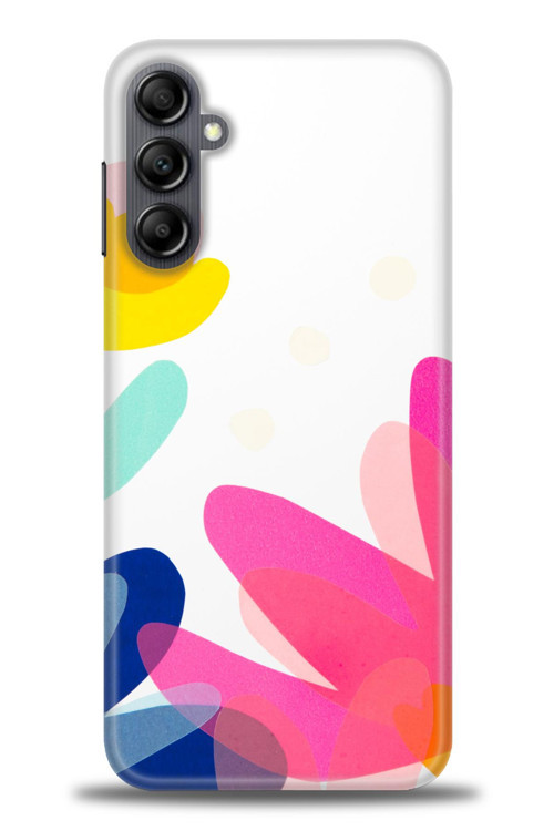 Samsung Galaxy A14 Kılıf HD Baskılı Kılıf - Çiçekk