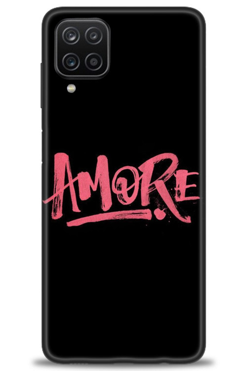 Samsung Galaxy A12 Kılıf HD Baskılı Kılıf - Amore