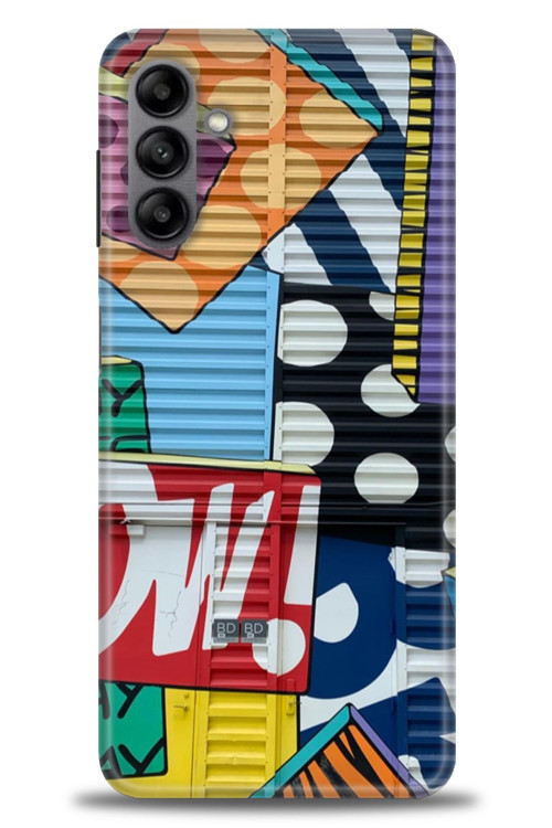Samsung Galaxy A04S Kılıf HD Baskılı Kılıf - Grafiti