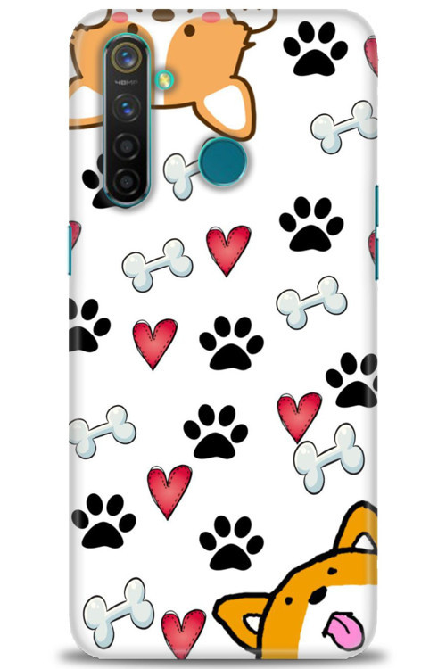 Realme 5 Pro Kılıf HD Baskılı Kılıf - Dog