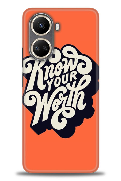 Realme 10 4G Kılıf HD Baskılı Kılıf - Know Your Worth