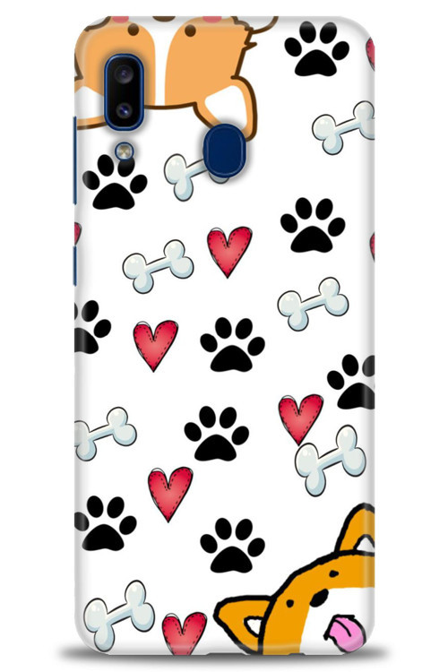 Samsung Galaxy A20 Kılıf HD Baskılı Kılıf - Dog