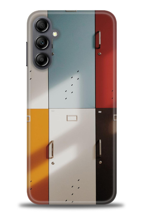 Samsung Galaxy A14 Kılıf HD Baskılı Kılıf - Renkli Kapılar