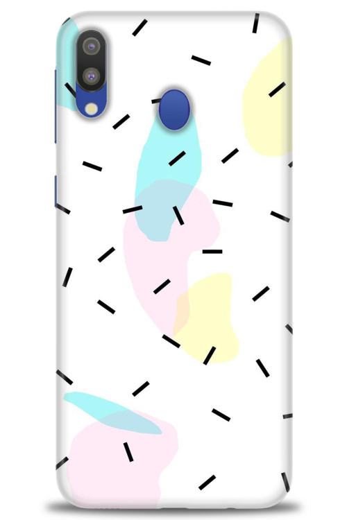 Samsung Galaxy A10S Kılıf HD Baskılı Kılıf - Çubuklar ve Renkler