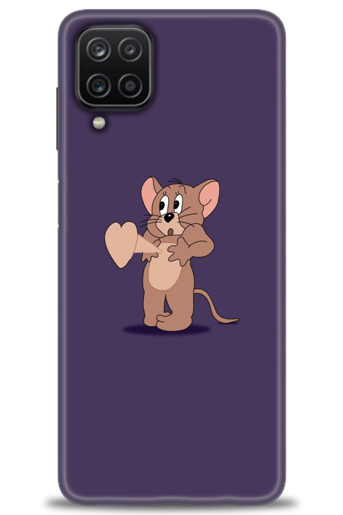 Samsung Galaxy A12 Kılıf HD Baskılı Kılıf - Aşık Jerry