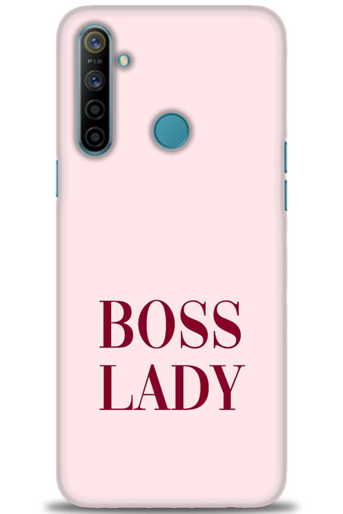 Realme 5i Kılıf HD Baskılı Kılıf - Boss Lady