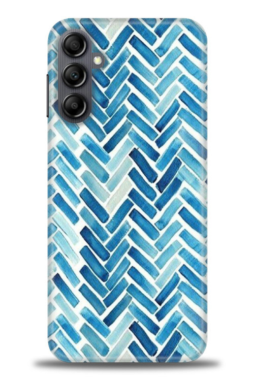 Samsung Galaxy A14 Kılıf HD Baskılı Kılıf - Mavi Çizgiler